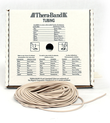 Picture of Thera-Band® Tubing 30,5 mtr., extra dünn, Farbe: Beige