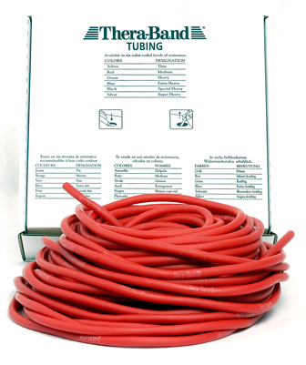 Picture of Thera-Band® Tubing 30,5 mtr., mittel, Farbe: Rot