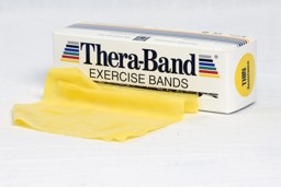 Zeige Details für Thera Band Übungsband, dünn (gelb), 5,5 m Rolle Bild von Thera Band Übungsband, dünn (gelb), 5,5 m Rolle