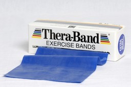Bild von Thera Band Übungsband, extra stark (blau), 5,5 m Rolle