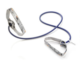 Bild von Thera-Band® Bodytrainer Tubing mit flexiblem Griff, extra stark / Farbe: blau