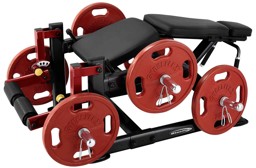 Zeige Details für Steelflex Plate-Load Isolateral Beinbeuger Bild von Steelflex Plate-Load Isolateral Beinbeuger