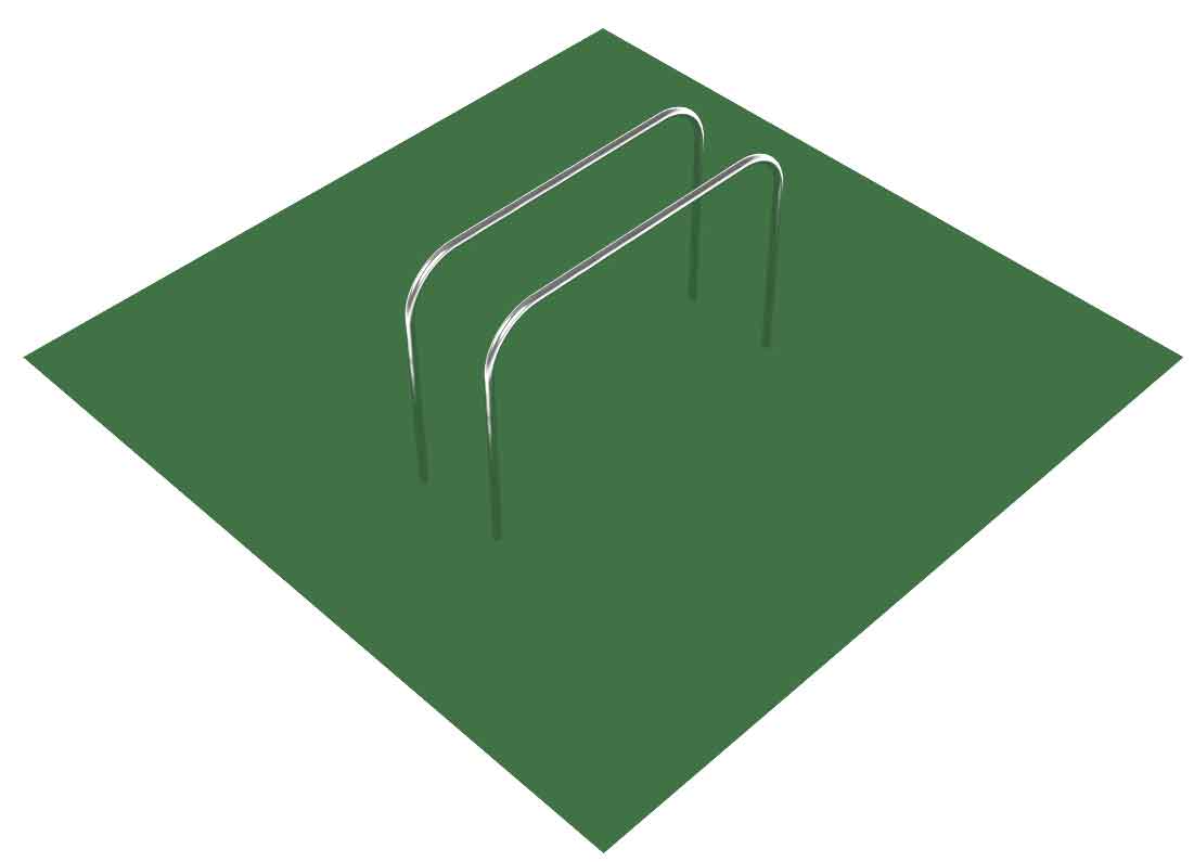 Bild von JK Calisthenics Outdoor-Parks - Dip Bar - Barren - Edelstahl