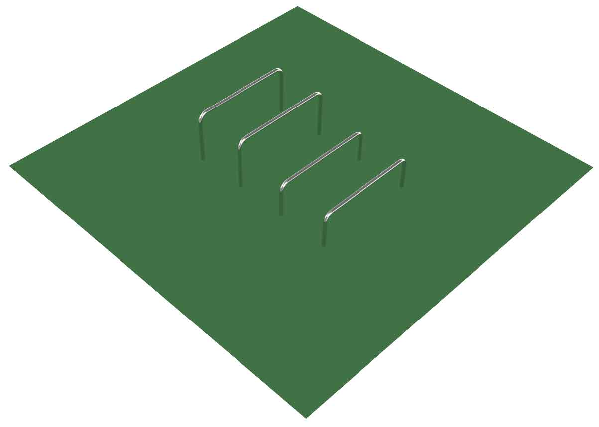 Bild von JK Calisthenics Outdoor-Parks - Push Up Bars Liegestützgriffe - Edelstahl
