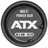 Bild von ATX Cerakote Multi Bar Graphite Black- Langhantelstange in Graphite Black