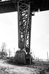 Bild von Brücke 0020 Bild auf Fotoleinwand - 120 x 80 cm - Holzkeilrahmen 