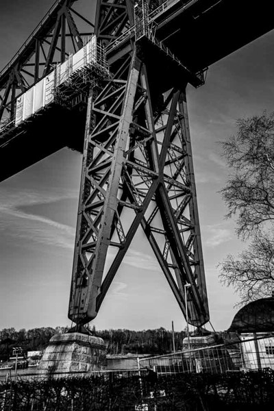 Bild von Brücke 0027 Bild auf Fotoleinwand - 120 x 80 cm - Holzkeilrahmen 