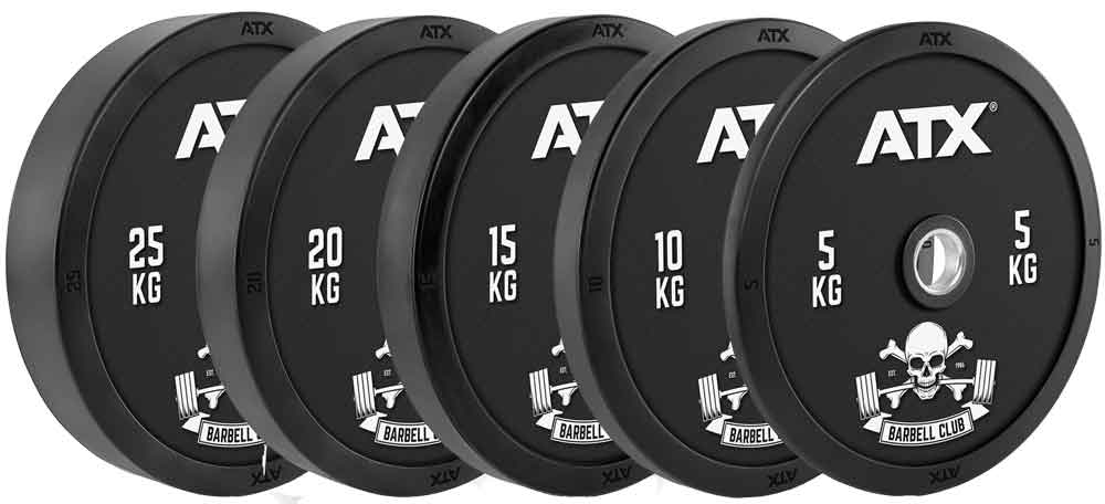 Bild von ATX Bumper Plate Barbell Club - 5 bis 25 kg