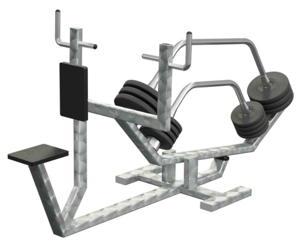 Picture of IVE LOW ROW Outdoor Fitness Gerät