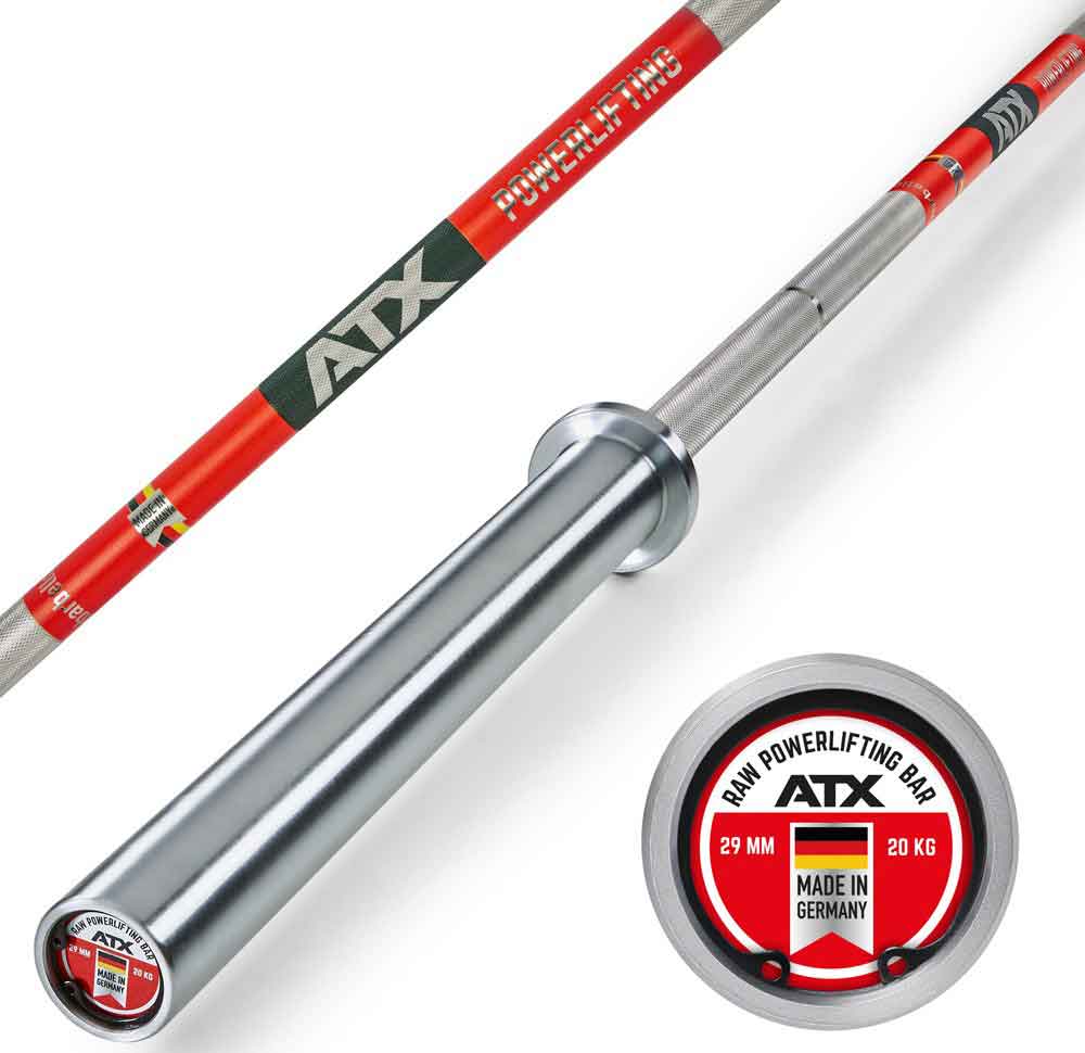 Bild von ATX - XTP Raw Powerlifting Bar - Typ 400 - Made in Germany!