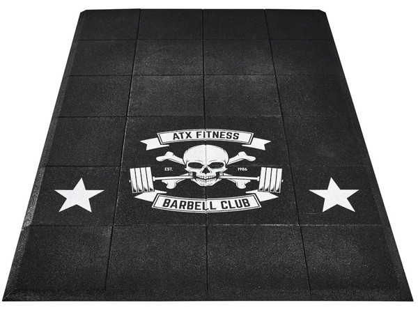 Bild von Bodenschutzfläche - Platform 3 x 2 m - Barbell Club Logo