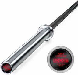 Bild von Powerlifting Bar 220K - Black Oxid / Bright Zinc ATX Rocket Series