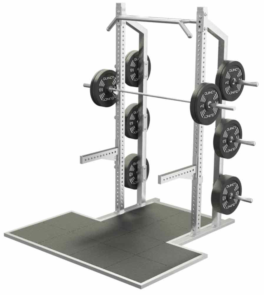 Bild von Quincy Cross Competition 3/4 Power Rack + Plattform - OUTDOOR