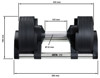 Bild von Nüobell die Kompakthanteln mit System von 2 - 20 kg (New ATX® Edition)