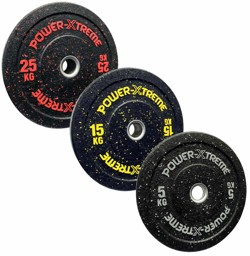 Zeige Details für POWER-XTREME Hantelscheibe, Bumper Plate, Gummigranulat, 51mm Bild von POWER-XTREME Hantelscheibe, Bumper Plate, Gummigranulat, 51mm