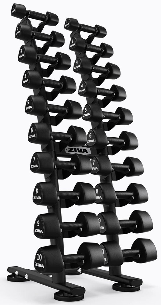 Bild von ZIVA ST 1-10 KG STUDIO DUMBBELL RACK