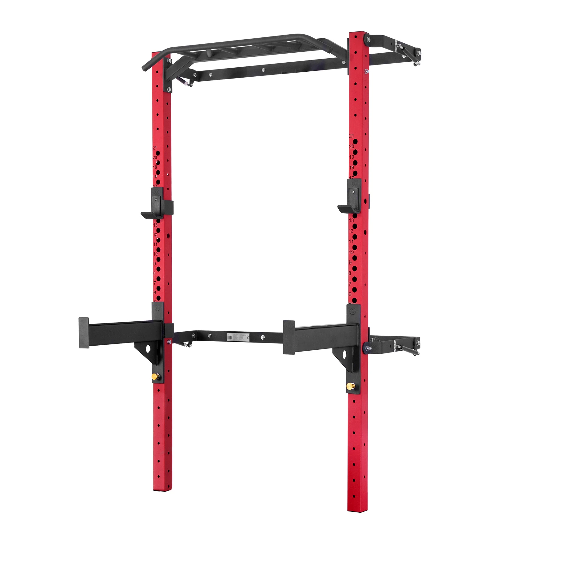 Fold Back Wall Rack red KLT23 HMS